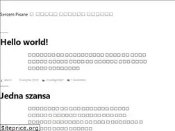 Sites similar to sercempisane.pl