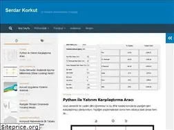 Sites similar to serdarkorkut.com