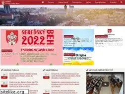 Sites similar to sered.sk