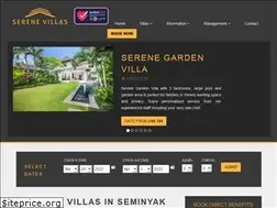 Sites similar to serenevilla.com