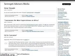 Sites similar to serengetiadvisersblog.wordpress.com