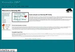 Sites similar to serenity-irc.net