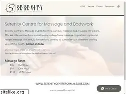 Sites similar to serenitycentreformassage.com