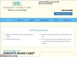 Sites similar to serenityhomecareor.com