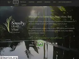 Sites similar to serenityubudvillas.com