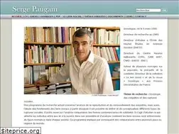 Sites similar to serge-paugam.fr