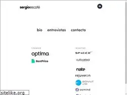 Sites similar to sergioescote.com