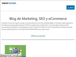 Sites similar to sergioescriba.com