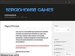Sites similar to sergiohonsbgames.wordpress.com