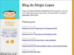 Sites similar to sergiolopes.org