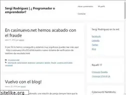 Sites similar to sergirodriguez.com