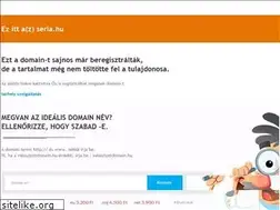 Sites similar to seria.hu