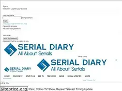 Sites similar to serialdiary.com