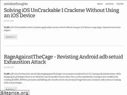 Sites similar to serializethoughts.com