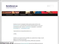 Sites similar to serieforum.se