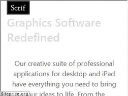 Sites similar to serif.co.uk