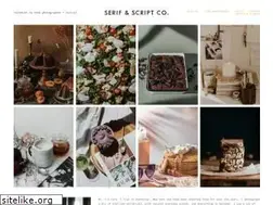 Sites similar to serifandscript.co
