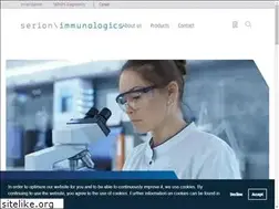 Sites similar to serion-immunologics.com