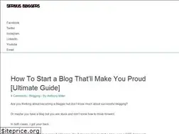 Sites similar to seriousbloggers.com