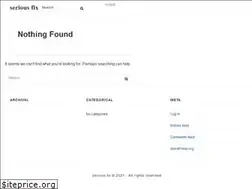 Sites similar to seriousfix.com