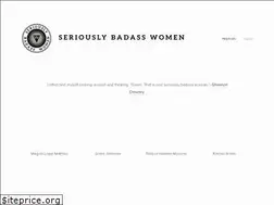 Sites similar to seriouslybadasswomen.com