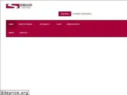 Sites similar to serklandlaw.com