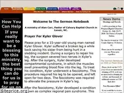Sites similar to sermonnotebook.org