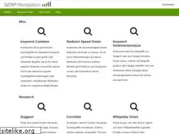 Sites similar to serp-perception.com