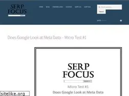 Sites similar to serpfocus.com
