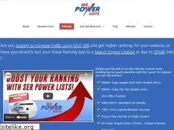 Sites similar to serpowerlists.com