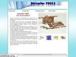 Sites similar to serrurerie75012.com