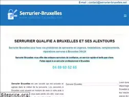 Sites similar to serrurier-bruxelles.net