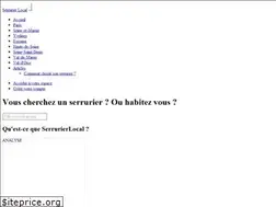 Sites similar to serrurierlocal.fr