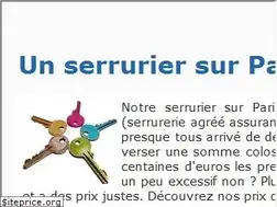 Sites similar to serrurierparis0.com