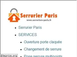 Sites similar to serruriers-paris.fr