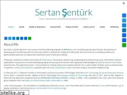 Sites similar to sertansenturk.com