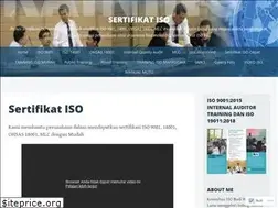 Sites similar to sertifikatiso.wordpress.com