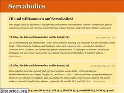 Sites similar to servaholics.de