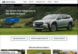 Sites similar to servcosubaru.com