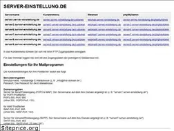 Sites similar to server-einstellung.de