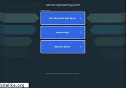 Sites similar to server-sponsoring.com
