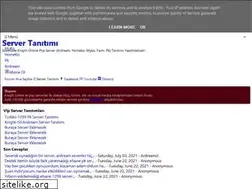 Sites similar to server-tanitimi.blogspot.com