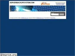 Sites similar to serverbackupsystem.com