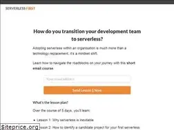 Sites similar to serverlessfirst.com