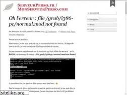 Sites similar to serveurperso.fr