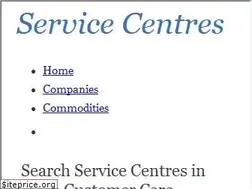 Sites similar to servicecentresindia.in