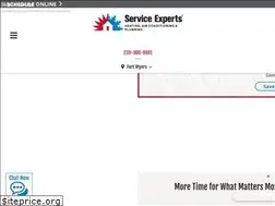 Sites similar to serviceexpertsftmyers.com