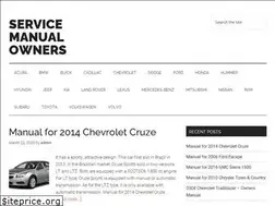 Sites similar to servicemanualowners.com