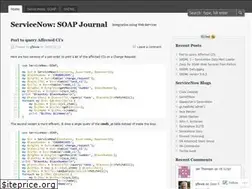Sites similar to servicenowsoap.wordpress.com