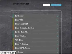 Sites similar to servicenowwiki.com